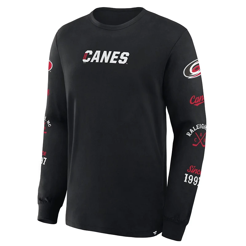 Fanatics Carolina Hurricanes Boxed Legacy Long Sleeve T-Shirt