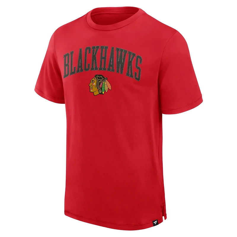 Fanatics Chicago Blackhawks Elevated Pima T-Shirt