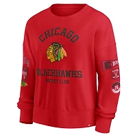 Fanatics Chicago Blackhawks Go Team Pullover Sweatshirt