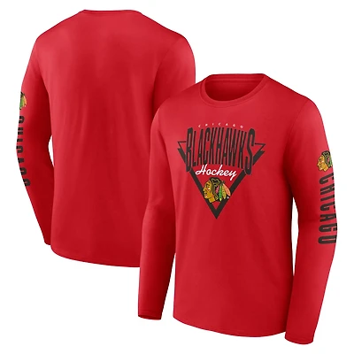 Fanatics Chicago Blackhawks Headline Long Sleeve T-Shirt