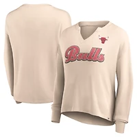 Fanatics Chicago Bulls Go For It Long Sleeve Notch Neck T-Shirt