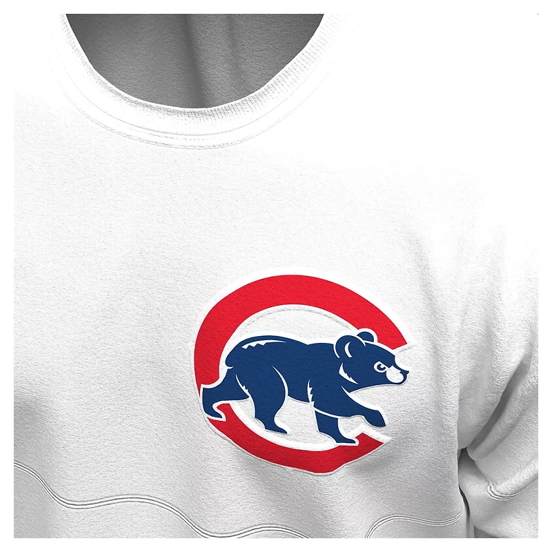 Fanatics Chicago Cubs Baseball Stitch Spirit Jersey Long Sleeve T-Shirt