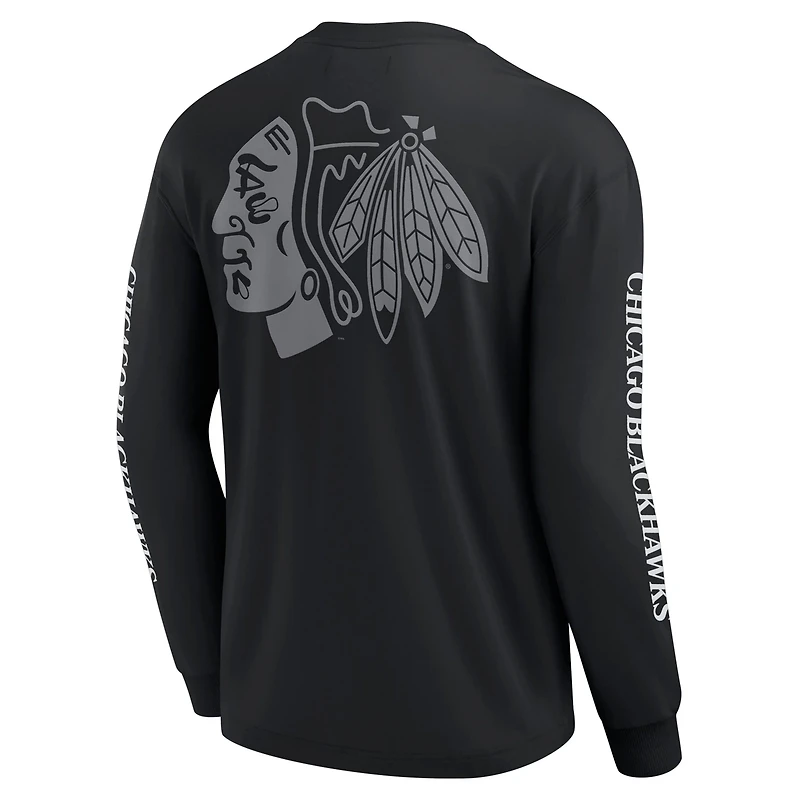 Fanatics Chicago hawks Elements Strive Long Sleeve T-Shirt