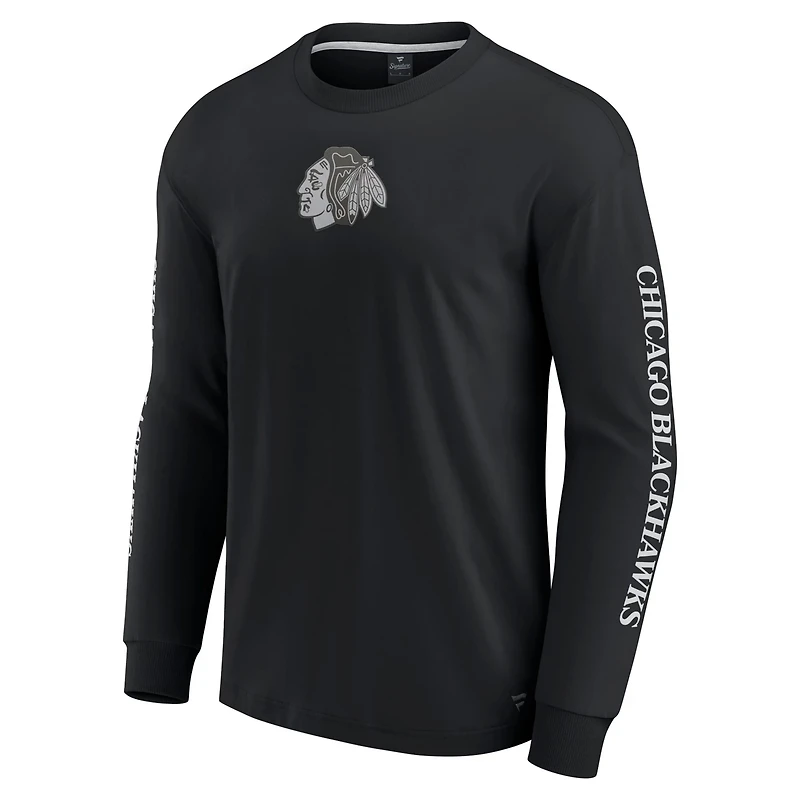 Fanatics Chicago hawks Elements Strive Long Sleeve T-Shirt