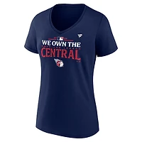 Fanatics Cleveland Guardians 2024 AL Central Division Champions Plus Locker Room T-Shirt