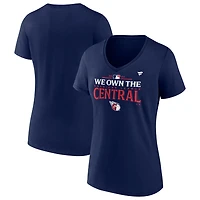 Fanatics Cleveland Guardians 2024 AL Central Division Champions Plus Locker Room T-Shirt