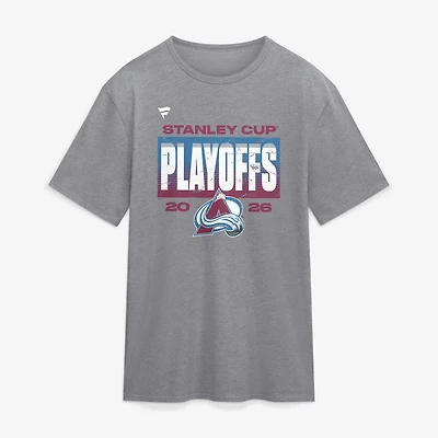 Fanatics Colorado Avalanche 2026 Stanley Cup Playoffs Vintage Tri-Blend T-Shirt