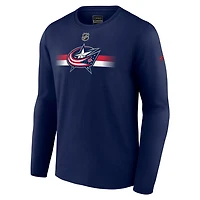 Fanatics Columbus Blue Jackets Authentic Pro Secondary Long Sleeve T-Shirt