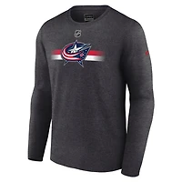 Fanatics Columbus Jackets Authentic Pro Secondary Long Sleeve T-Shirt