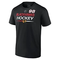 Fanatics Connor Bedard Chicago hawks Authentic Pro Prime Name  Number T-Shirt
