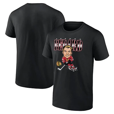 Fanatics Connor Bedard Chicago hawks Player Caricature T-Shirt