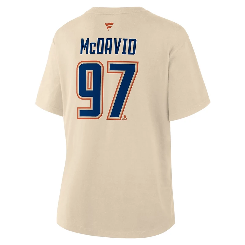 Fanatics Connor McDavid Edmonton Oilers Alternate Name  Number T-Shirt