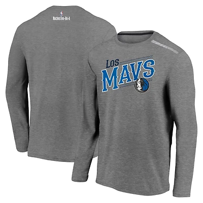 Fanatics Dallas Mavericks 2021 Noches ne-B-A Authentic Shooting Long Sleeve T-Shirt