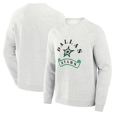 Fanatics Dallas Stars Banner Fleece Raglan Pullover Sweatshirt