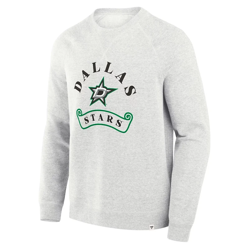 Fanatics Dallas Stars Banner Fleece Raglan Pullover Sweatshirt
