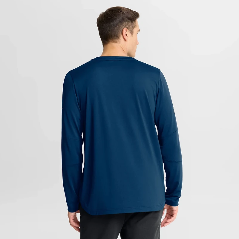 Fanatics Deep Sea Seattle Kraken Authentic Pro Rink Tech Long Sleeve T-Shirt