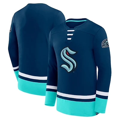 Fanatics Deep Sea Seattle Kraken High Point Long Sleeve T-Shirt