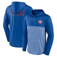 Fanatics Detroit Pistons Iconic Defender Lightweight Pullover Hoodie