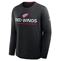 Fanatics Detroit Red Wings Authentic Pro Rink Tech Long Sleeve T-Shirt
