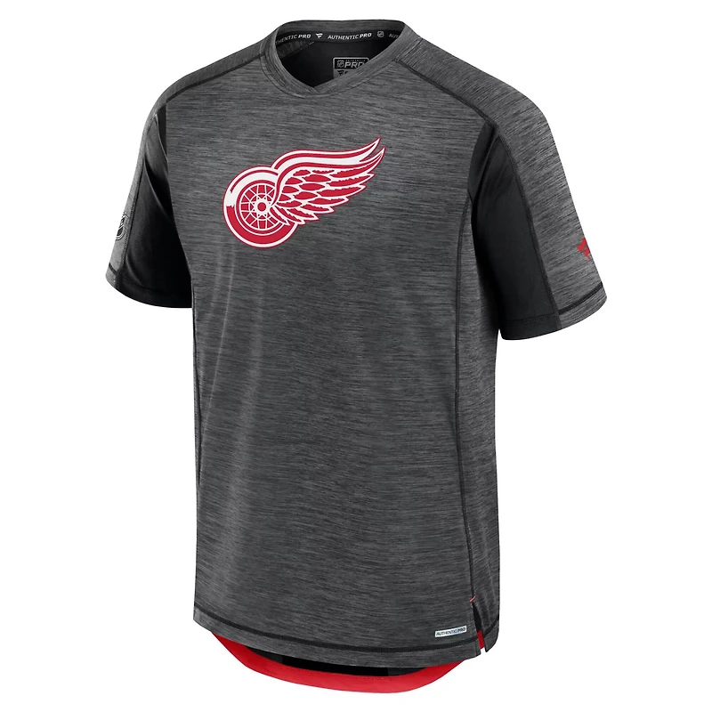 Fanatics Detroit Red Wings Authentic Pro Rink Tech T-Shirt