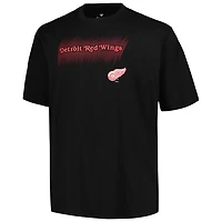 Fanatics Detroit Red Wings Big  Tall Wordmark T-Shirt