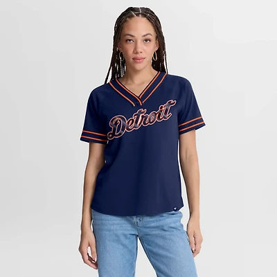 Fanatics Detroit Tigers Diva Race Ahead Raglan V-Neck T-Shirt
