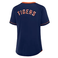 Fanatics Detroit Tigers League Diva Star Raglan V-Neck T-Shirt