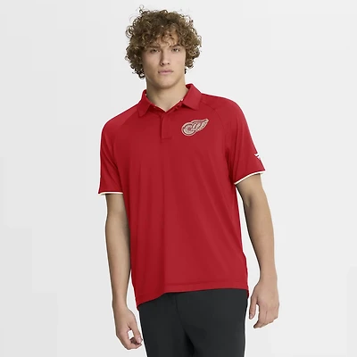 Fanatics Detroit Wings Authentic Pro Centennial Rink Raglan Polo