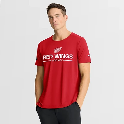 Fanatics Detroit Wings Authentic Pro Centennial Rink Tech T-Shirt
