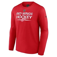 Fanatics Detroit Wings Authentic Pro Primary Long Sleeve T-Shirt
