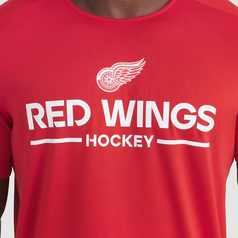 Fanatics Detroit Wings Authentic Pro Rink Tech T-Shirt