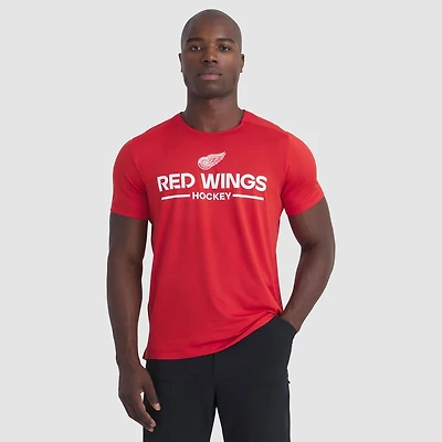 Fanatics Detroit Wings Authentic Pro Rink Tech T-Shirt