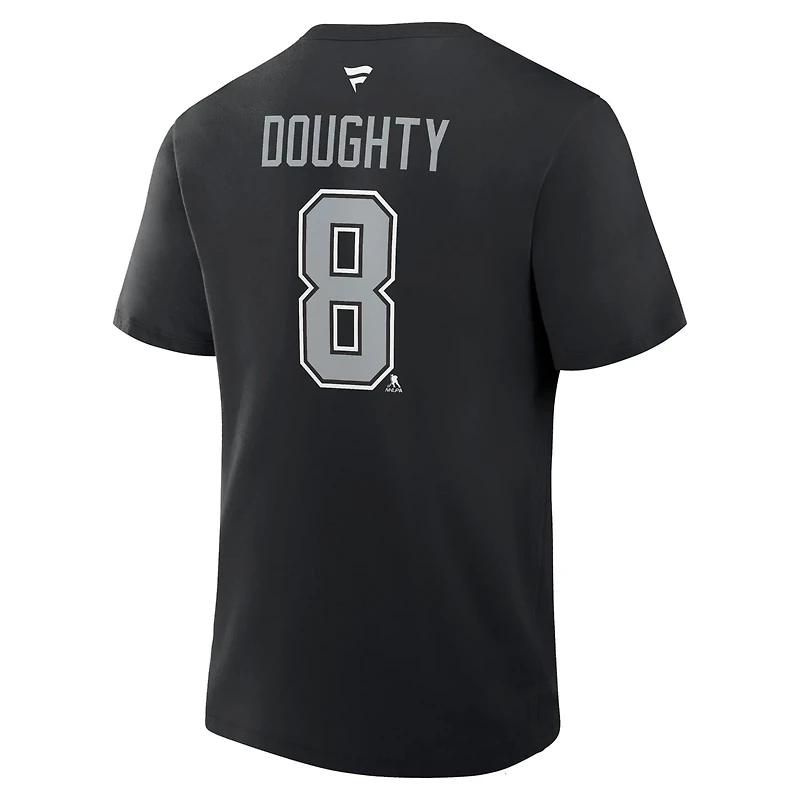 Fanatics Drew Doughty Los Angeles Kings Authentic Stack Name  Number T-Shirt
