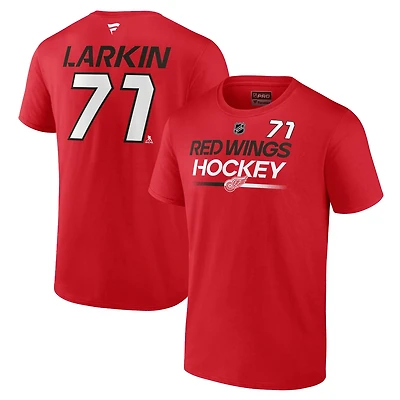 Fanatics Dylan Larkin Detroit Wings Authentic Pro Prime Name  Number T-Shirt