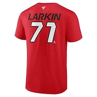 Fanatics Dylan Larkin Detroit Wings Authentic Pro Prime Name  Number T-Shirt