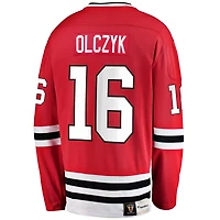 Fanatics Eddie Olczyk Chicago Blackhawks Premier Breakaway Retired Player Jersey