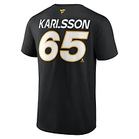 Fanatics Erik Karlsson Pittsburgh Penguins Authentic Pro Prime Name  Number T-Shirt