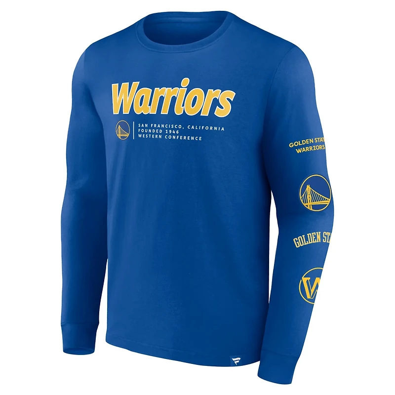Fanatics Golden State Warriors Baseline Long Sleeve T-Shirt