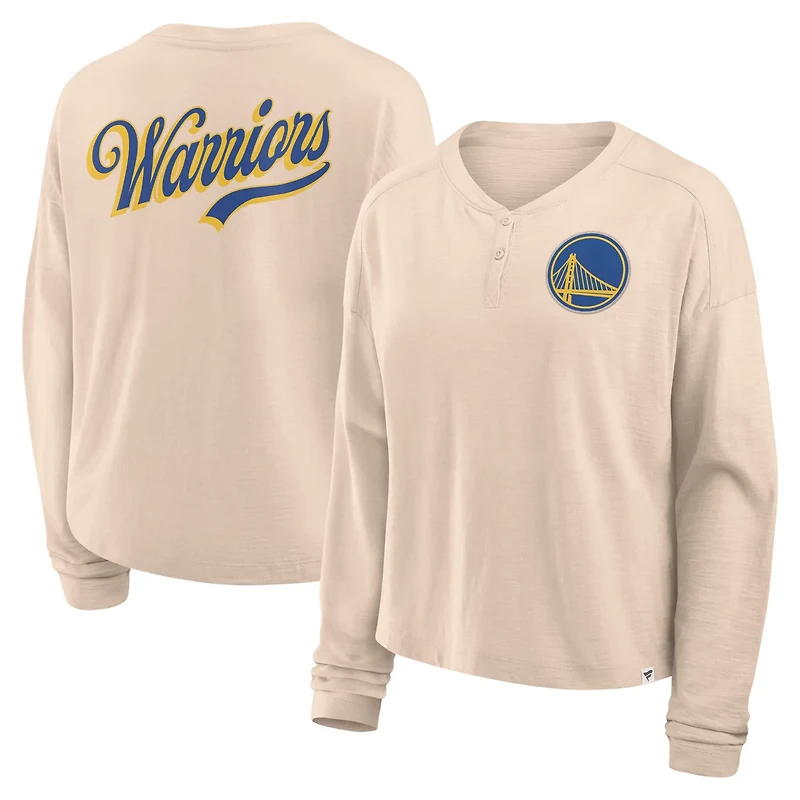 Fanatics Golden State Warriors Boxed Out Drop Fashion Long Sleeve T-Shirt