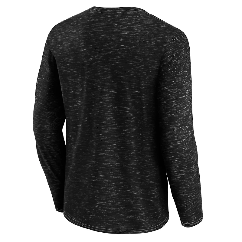 Fanatics Gray Pittsburgh Penguins Iced Out Long Sleeve T-Shirt