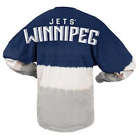 Fanatics Gray Winnipeg Jets Ombre Long Sleeve T-Shirt