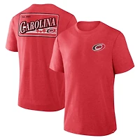 Fanatics Heather Carolina Hurricanes Fan Lanes Tri-Blend T-Shirt
