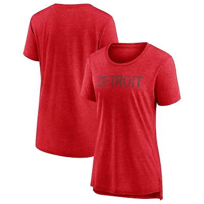 Fanatics Heather Detroit Wings Special Edition 20 Modern T-Shirt