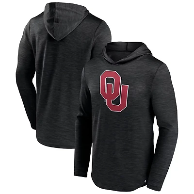 Fanatics Heather Oklahoma Sooners Transitional Hoodie T-Shirt