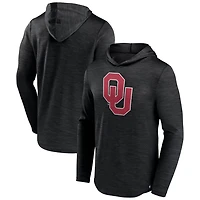 Fanatics Heather Oklahoma Sooners Transitional Hoodie T-Shirt