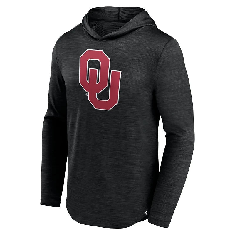 Fanatics Heather Oklahoma Sooners Transitional Hoodie T-Shirt