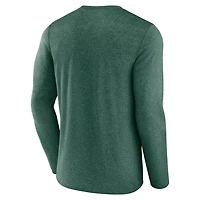 Fanatics Heather Portland Timbers Goal Line Long Sleeve T-Shirt