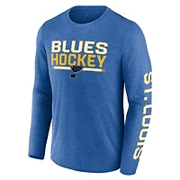 Fanatics Heather St Louis s Sweep Iconic Synthetic Long Sleeve T-Shirt