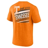Fanatics Heather Tennessee Volunteers Ideal Faded Tri-Blend T-Shirt