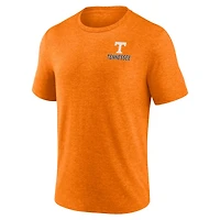 Fanatics Heather Tennessee Volunteers Ideal Faded Tri-Blend T-Shirt